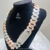 Lifeng Jewelry Hip Hop Diamond Cuban Link Chain Sterling Silver Chain Iced Out Moisanite Cuban Link Chain