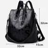 Mochila feminina de alta qualidade mochila de couro macio sacos de escola para meninas grande capacidade anti-roubo mochila de viagem sac 240305