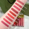 Marke Liquid Matte Lipgloss Lip Color Transfer Proof 9-Farben-Lippenstift 6,5 ml Rouge a levres Liquide Mat 25 208 Make-up-Kosmetik TOP-Qualität