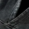 Herrtröjor tröjor herrar vintage tvättade 380 g bomulls hoodie harajuku höst/vinter anpassad dtg tryckt mönster pullover tröja l240315