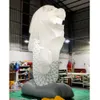 Hurtownia 6 mh (20 stóp) z dmuchawą na zewnątrz wyświetlany gigantyczna LED nadmuchiwana Merlion Parada Reklama Lion Animal Cartoon Mascot na sprzedaż