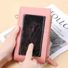 Stumi a tracolla Donne Pochetto tascabile per esterni Borse a trama mini multifunzione touch telefono schermo mobile tasche giornaliere