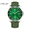 Relógios de pulso Helei Sport Men Watch Top Exército Militar À Prova D 'Água Masculino Relógio Quartz Negócios Original Couro Relógio de Pulso 9002