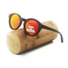 Nieuwe Polarzied Zonnebril Bamboe Brillen Heren Dames Hout Rond merkontwerp 2024 trendy groothandel retro brillen met doos strand gemaakt in China topkwaliteit