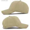 Casquettes de baseball Personnalisé réglable casquette de sport vierge papa chapeau Gorras chapeaux homme en plein air plaine casquette de baseball ajusté femmes Snapback Sun HatY240315