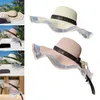 Chapeaux à large bord femmes chapeau de soleil de paille léger macramé bord dames plage pour festival vacances voyages en plein air voyage