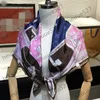 Silk Scarfs 1Style 12 Head For Women Winter Luxurious Scarf High End Classic Letter Pattern Designer Shawl Suchves Ny Gift Easy