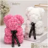 Dekorative Blumen Kränze 1 Stück 20 cm/30 cm künstlicher Schaum Teddybär aus Rosen Form DIY Geschenke Polystyrol Styropor Hochzeit Valenti Dhdo7