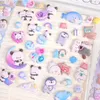 24 PCS/LOT KAWAII CARTOONUFFFY 3Dステッカー卸売接着ステッカーDIYデイリーステーショナリーチルドレンギフトスクールオフィス用品240304