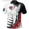 Camisetas para hombres Camisas de verano Mujeres para hombres Nueva Zelanda Anzac Los recordaremos Camisas de polo Impreso en 3D Camisetas cortas Slve Tops Tops sueltos masculinos Y240321