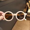 2023 Trend Baby Round Frame Fashion Sunglasses Cute Cartoon Girl Children's Decorative Glasses