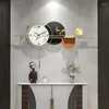 Horloges murales Simple Design de luxe européen minimalisme originalité lumière Orologio Da Parete Moderno décor à la maison