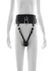 ACSXDF Masturbation féminine Bondage pantalon réglable vagin Vibration baguette magique masseur sous-vêtements jouets sexuels pour femmes 9390158