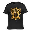 Herr t-skjortor belmont crest castlevania tryckt sommar män skjorta kvinnor mode tops tees kvinnliga casual t-shirts