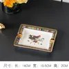 Top Quality All-match Ashtray Ceramic Home Living Room Large Personalized Cigar Ashtray Home Trend