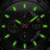 Montres-bracelets LIGE Mode Hommes Montres Silicone Sport Montre Hommes Quartz Date Horloge Étanche Montre-Bracelet Chronographe Homme