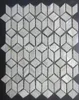 Rhombus Shell Mosaic Tiles4224Naural Pure White Pearl Tiles Kök Backsplash Badrum Vägg Flooring78033554903447