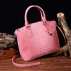 Sac bandoulière portable femme motif crocodile multicolore Brahman 240315