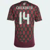 2024 2025 Maglie da calcio in Messico Chicharito 24 25 Shirt football della squadra nazionale Kit Kit Copa Copa America Maillot Mexique Away 1985 Retro Gimenez Lozano