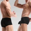 Mutande da uomo intimo rigonfiamento che migliora boxer slip doppia custodia supporto separazione scroto mutande fisiologiche sportive fitnessC24315