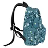 Rucksack Baum Blume Knospe Abstrakte Wasser Welle Student Schultaschen Laptop Benutzerdefinierte Für Männer Frauen Weibliche Reise Mochila