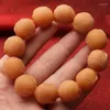 Pendant Necklaces Root Vairocana Bodhi Seed Carved Bracelet Handheld