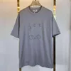 Loews Ropamujer 디자이너 여성 Loewve tshirt tshirt 아나그램 Loeweee Crop High 버전 2024 여름 새로운 고급 패션 자수 패션 느슨한 남성 여성 단락