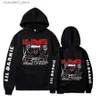 Sweats à capuche pour hommes Sweatshirts Lil Darkie Sweat à capuche Femmes Hommes Sweat à capuche Streetwear surdimensionné à manches longues Mode Harajuku Pulls Vêtements pour adolescents L240315