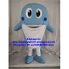 Mascot Costumes Dolphin Porpoise Sea Hog Delphinids Whale Cetacean Mascot Costume Adult Cartoon Character Scenic Spot Teion Theme Zx2953