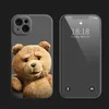 علبة هاتف Brown Bear لـ iPhone 15 14 13 Pro 12 11 Pro XS XR Max 8 7 SE Strong Silicone Comple