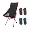 Mobilier de camp Portable lune chaise légère pêche Camping barbecue chaises pliant étendu randonnée siège jardin ultraléger bureau meubles de maison YQ240315