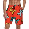 Shorts pour hommes Summer Board Hommes Ballon Animaux Chiens Courir Surf Ballons drôles Imprimer Plage Pantalons courts Y2K Fun Trunks respirants