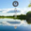 Decorative Figurines Wind Chimes Outdoor Interior Decoration With 3D Metal Small Set Bamboo