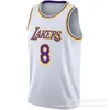 Camiseta de baloncesto para el equipo Lakers 8# 24# Kobe 32 33 camiseta de baloncesto bordada