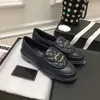 Дизайнерские роскошные туфли из 100% коровьей кожи высокого качества Lefu Shoes Кожаные женские мокасины с цепочкой Кожаные модельные туфли Роскошные туфли-мулы на плоской подошве с металлической пряжкой