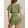 Vestidos casuais mulheres top macacão shorts macacão com bolsos elegante e bonito feminino para mulheres vestido de festa