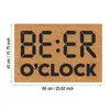 Carpets Warm Size Blankets For Winter Beer O'Clock Father's Day Mat Fathers Gift Funny Door Personalized Gifts Him