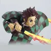 Figurines d'action Hot Demon Slayer Figure d'anime Tanjirou Agatsuma Zenitsu Kyoujurou modèle d'anime figurine d'action PVC collection jouet pour enfants cadeau