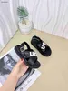 New baby Sandals Contrast logo embossing summer Kids shoes Cost Price Size 26-35 Including box leather Child Slippers 24Mar