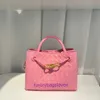 Bolsas de ombro Bottgss Ventss Andiamo de couro original de alta qualidade para venda Tendência 2024 Nova bolsa feminina de tecido moda sacola de corda de metal design uma com logotipo real