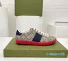 2024 designerskie buty zwykłe mokasyny Sneaker skórzane kobiety Ace pszczoły Rozmiar 35-48