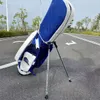 Sacs de golf Sacs avec support bleu Clubs de golf unisexes Ultra-légers Matériau imperméable de grand diamètre et de grande capacité Contactez-nous pour voir les photos avec LOGO