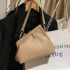 Winkel Fabriek Groothandel Tas 2024 Textuur Nieuwe Mode Effen Kleur Clip Eenvoudige Kleine Geurstijl Eén Schouder Crossbody