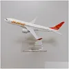 Flygplan Modle 16cm koreanska Boeing B747 Airbus A380 Jeju Jin Tway B737 SEO Busan Asiana A320 Diecast Airplane Model Plan 240307 Drop D OT1WX