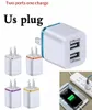 5V 21A Eu US Ac Home Travel Wandladegerät Netzteilstecker für iPhone Samsung S8 S10 Note 10 HTC Android Phone PC mp35705906