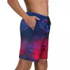 Men's Shorts Bathing Suit Abstract Art Gym Summer Fashion Cool Beach Custom Surfing Fast Dry Trunks