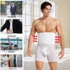 Modeladores de corpo masculinos LAZG Body Shaper Shorts para homens Shapewear Perda de peso Roupa íntima de cintura alta Cintura Trainer Calcinha de controle de barriga EmagrecimentoC24315