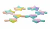 beautiful acrylic hair clips gradient fivepont starheart shape glitter sky barrettes hairpins hair ornament for girls1401663