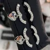 Luxury Gold Silver Stud Earring Designer örhängen för kvinnor Märkebokstänger Designer Jewelry Earring Valentines Day Engagement Wedding Party Gifts