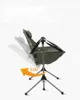 Camp Furniture Outdoor Portable Folding Rocking Chair Lounge Chair Beach Fishing Chairs Adult Aluminum Alloy Leisure Camping Picnic Chair YQ240315